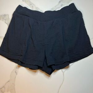 Women's Lands' End Gauze 3” High Waisted Shorts sz large 14-16